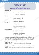 Đề thi học kì 2 Văn 12 Cánh diều - Đề số 5